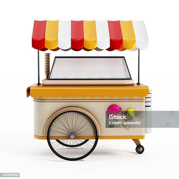 아이스크림 수레 아이스크림 가판대에 대한 스톡 사진 및 기타 이미지 - 아이스크림 가판대, 아이스크림, 카트 - Istock