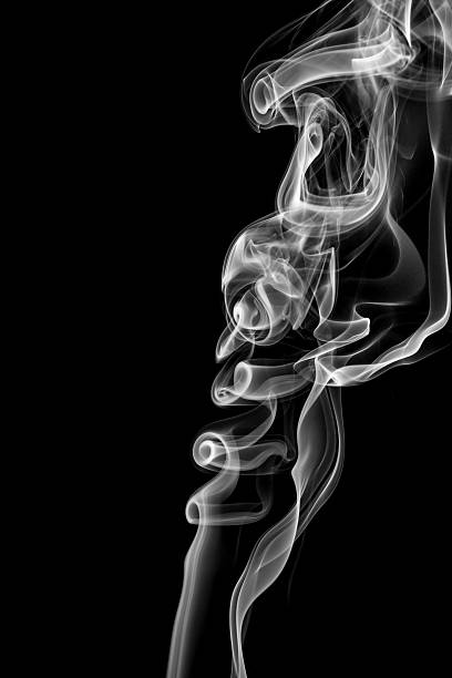 istock Abstract of smoke dance on a black background. 491828408