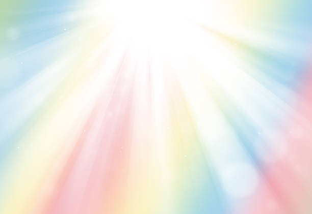 istock Colorful glitter sparkle defocused rays lights bokeh 491836550