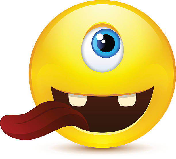 Oneeyed Happy Smile Stock Illustration - Download Image Now - 2015
