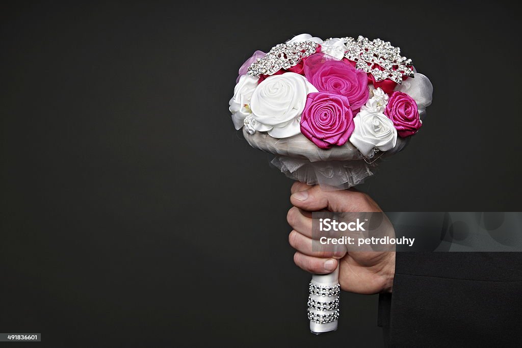 Hochzeit Blumenstrauß - Lizenzfrei Betrachtung Stock-Foto