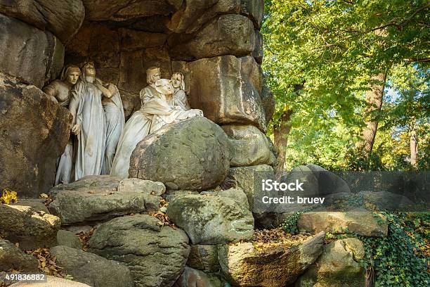 Julius Zeyer Memorial In Chotkovy Sady Orchards In Prague Czech Stock Photo - Download Image Now