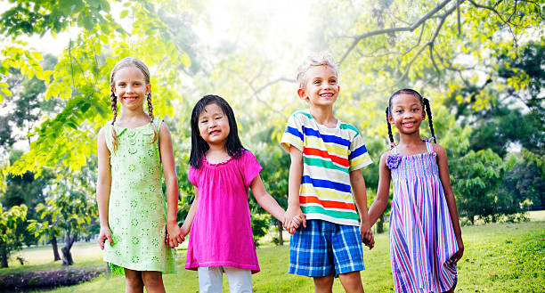istock Diversity Friends Children Park Happiness Concept 491837382
