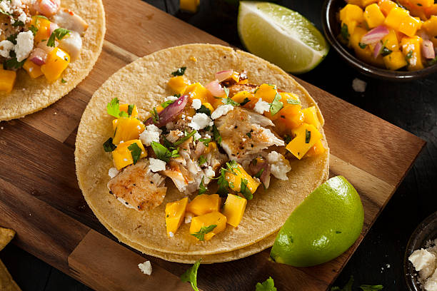 istock Homemade Baja Fish Tacos 491838151