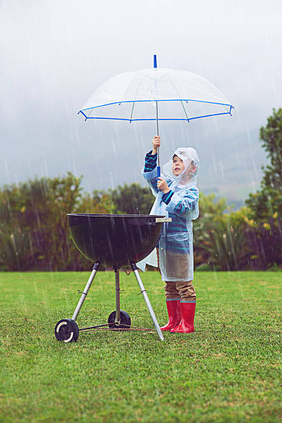 istock Shielding the grill from the weather 491838662