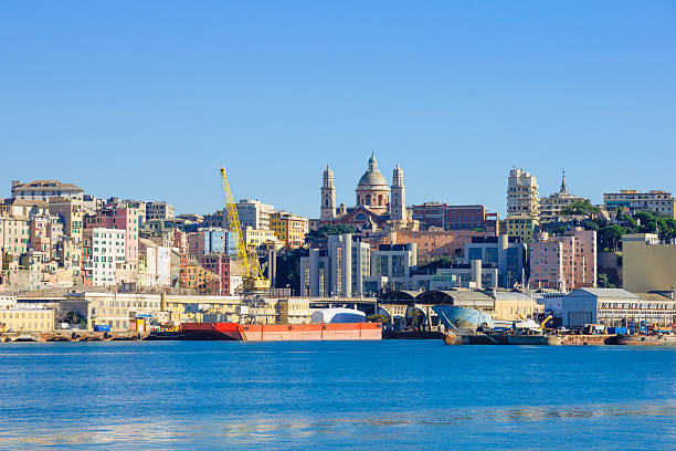 istock Genoa from the sea 491839038