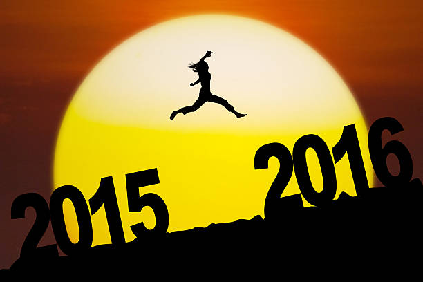 istock Woman jumping through numbers 2016 491840568