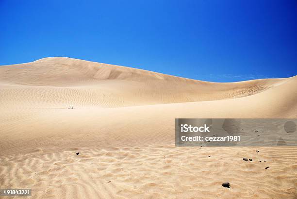 Sand Dunes Of Maspalomas Stock Photo - Download Image Now - Atlantic Islands, Beach, Blue