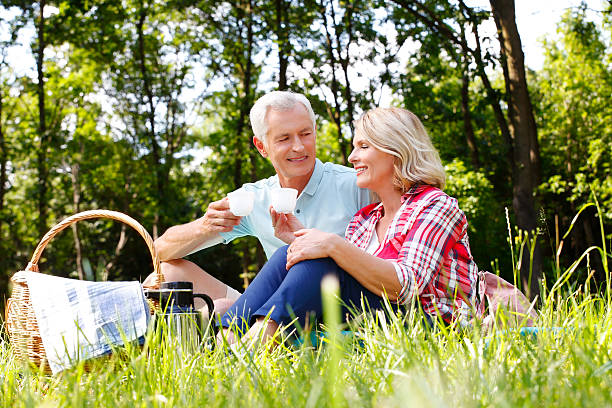 istock Senior couple chilling out 491855194