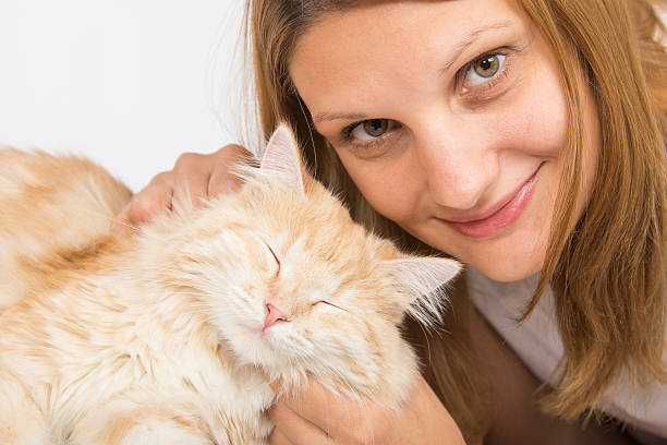 istock She caresses his domestic cat 491855986