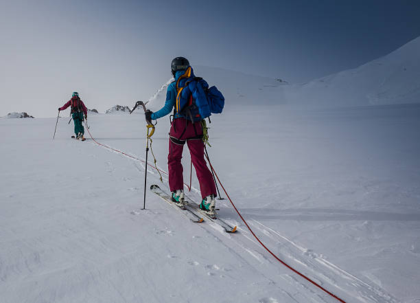 istock female beautiful skier wearing winter hat 491856182