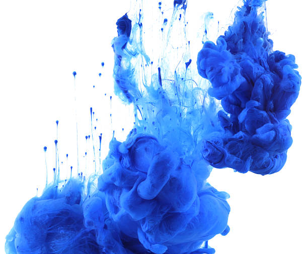 istock Acrylic colors and ink in water. 491857928