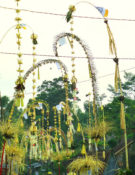 istock Bali festival decorations 491868886