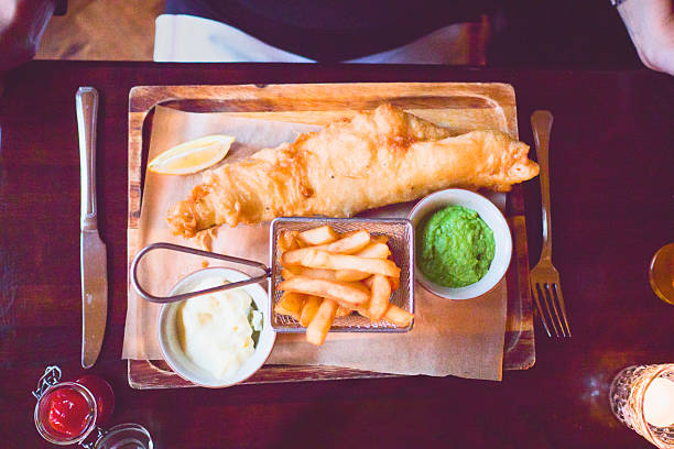 istock Fish and Chips - English Pub Food 491869350