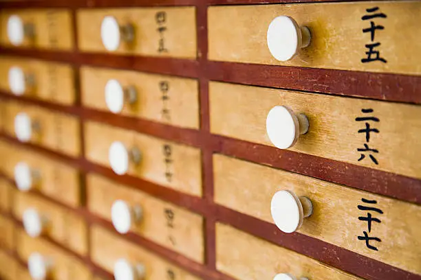 Small Wood Drawers With White Handles