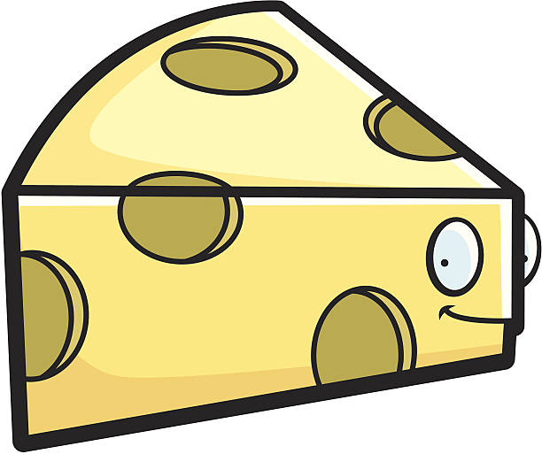 치즈 미소 - cheese swiss cheese portion vector stock illustrations