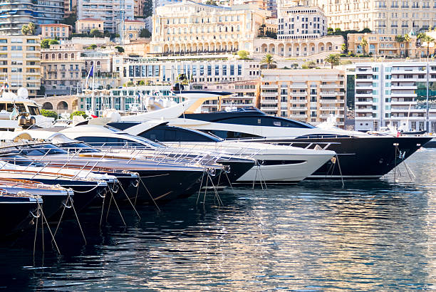 istock Luxery yachts in the Monte Carlo harbour, Monaco 491870987
