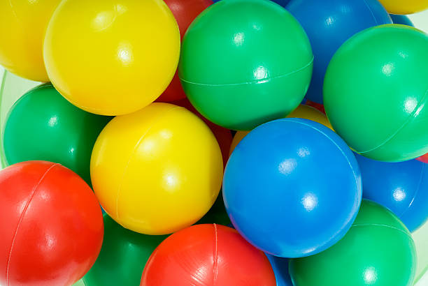 istock Colorful plastic toy balls 491871209