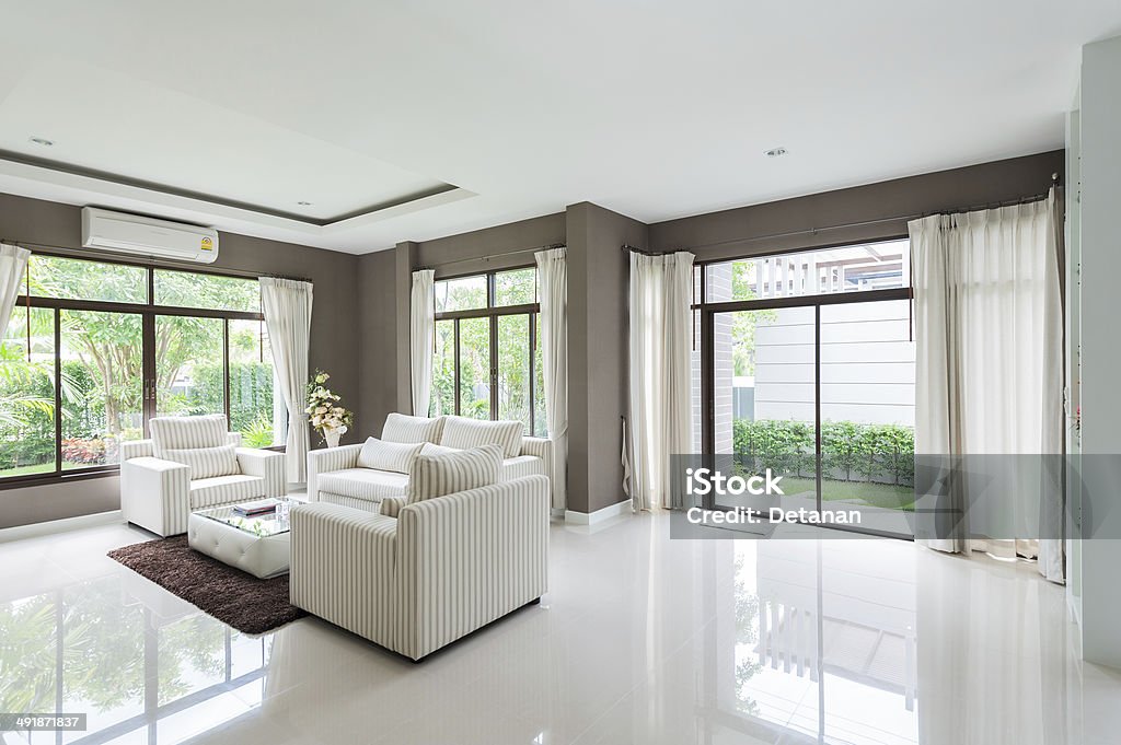 Modern living room Apartment Stock Photo