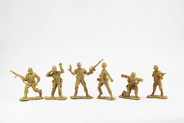 istock The isolated image of a group soldiers 491872863