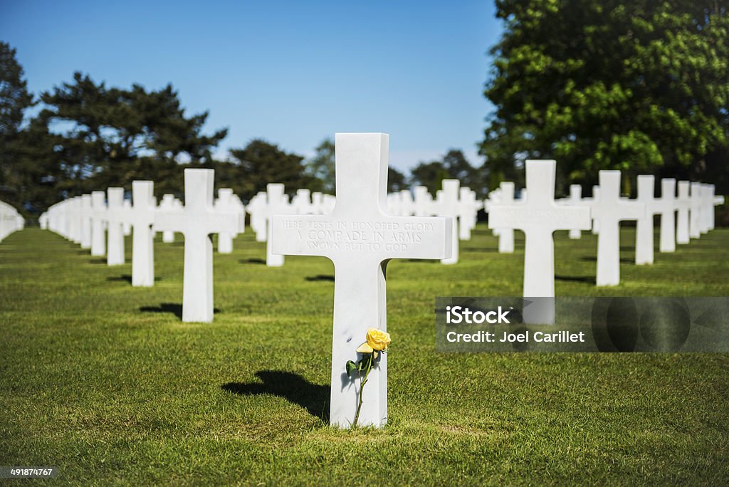 American Friedhof in Normandie - Lizenzfrei D-Day Stock-Foto