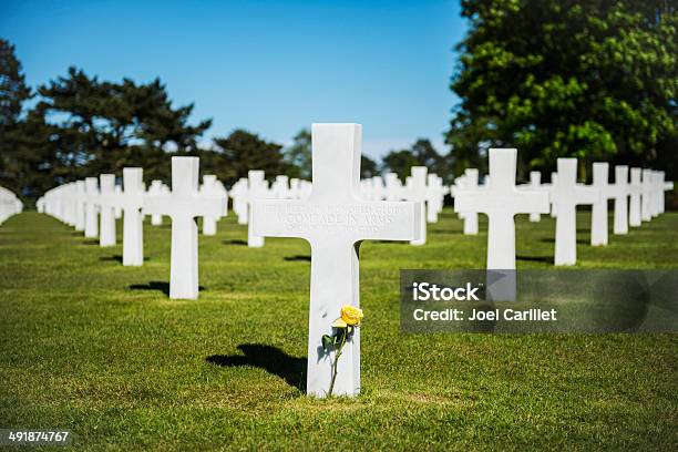 American Friedhof In Normandie Stockfoto und mehr Bilder von D-Day - D-Day, Denkmal, Blume