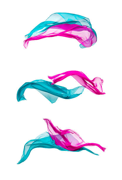 istock set of multicolored fabric in motion 491889554