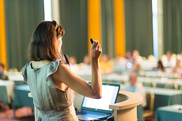 istock Speaker at Business Conference and Presentation. 491889760