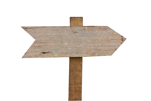 istock old  wooden sign isolated on a white background. 491890451