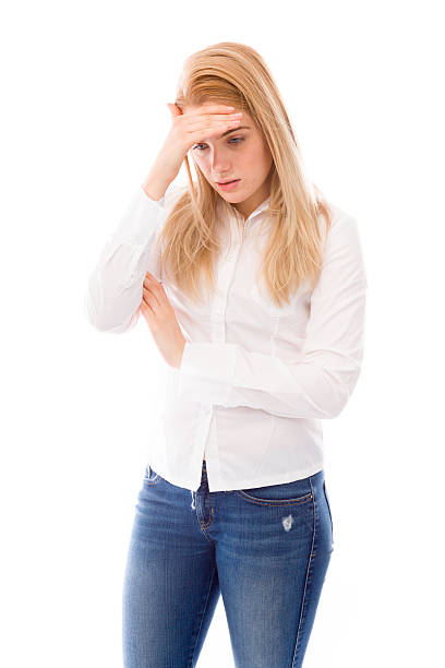 istock Young woman suffering from headache 491891391
