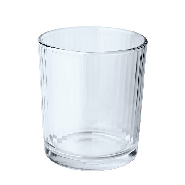 ガラスの空の白い背景に - glass empty pint glass isolated ストックフォトと画像