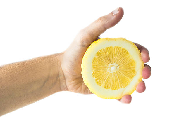 Squeezing a lemon