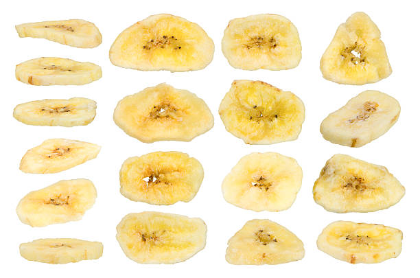 dried banana stock photo
