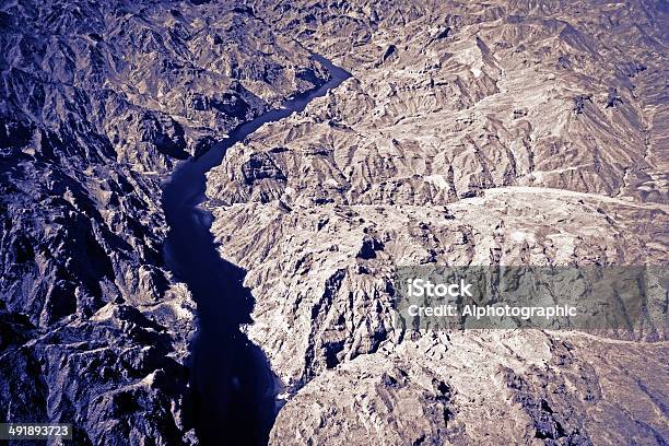Vista De La Gran Cañón Hacia El Lago Mead Foto de stock y más banco de imágenes de Agua - Agua, Aire libre, Aislado