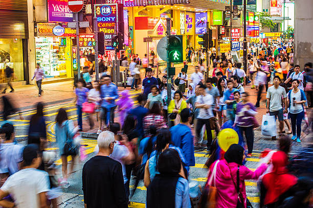 istock Hong Kong Crossing Crowds 491893741