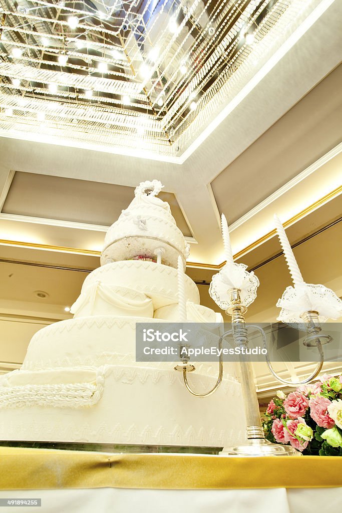 웨딩 케이크 - 로열티 프리 결혼 의식 스톡 사진