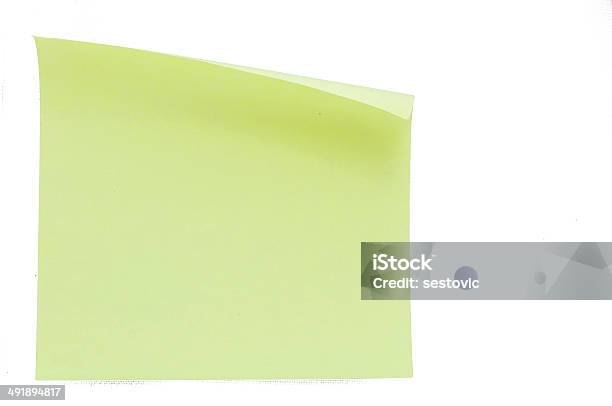 Postit Note Stock Photo - Download Image Now - Adhesive Note, Billboard Posting, Blank