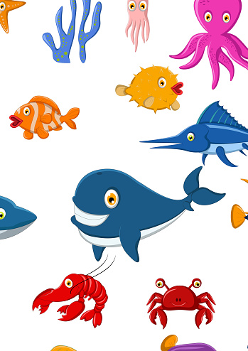 Ilustración de Conjunto De Dibujos Animados Animales Marinos y más Vectores Libres de Derechos de Abstracto - Abstracto, Acuario - Recinto para animales en cautiverio, Aislado - iStock Ilustración de Conjunto De Dibujos Animados Animales Marinos y más Vectores Libres de Derechos de Abstracto - Abstracto, Acuario - Recinto para animales en cautiverio, Aislado - iStock