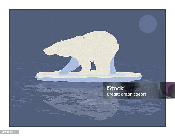 Ilustración de Oso Polar Medio y más Vectores Libres de Derechos de Oso polar - Oso polar, Ilustración, Viñeta