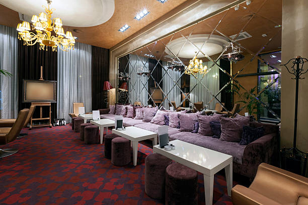 istock Elegant luxury hotel lobby 491896329