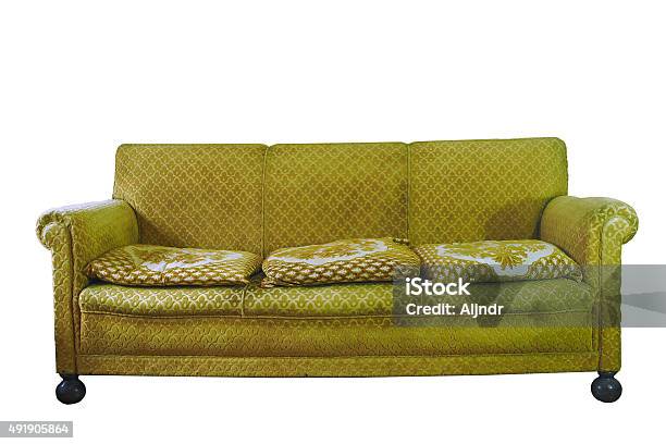 Hässlich Couch Stockfoto und mehr Bilder von Sofa - Sofa, Alt, Altertümlich