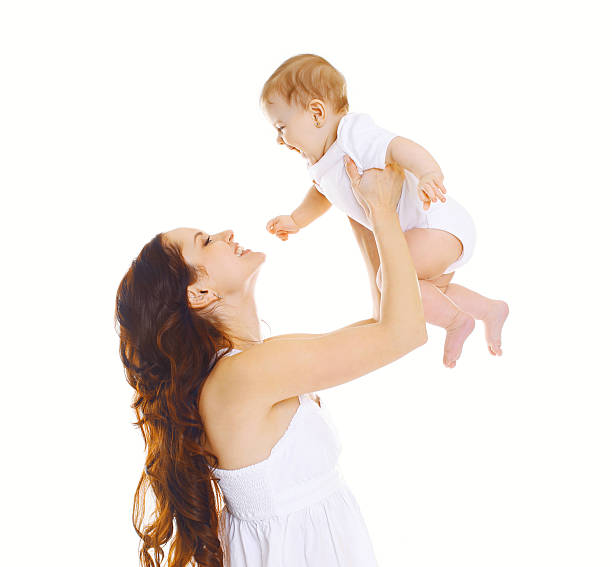 istock Happy mother and baby having fun together 491906950