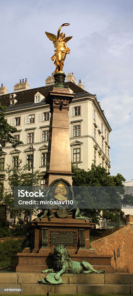 Monument for Johann Andreas von Liebenberg in Vienna 2015 Stock Photo