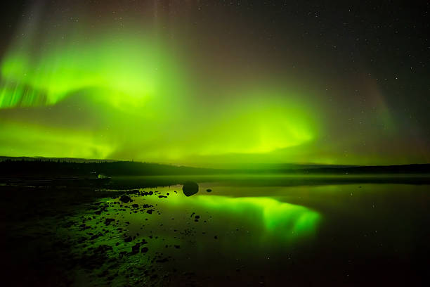 istock Northern Lights On Lake 491910192