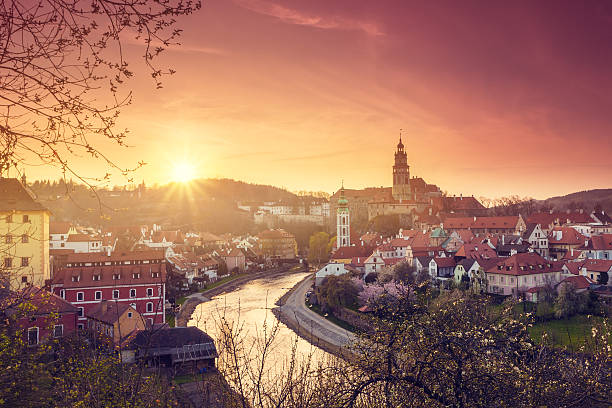 Sunrise in Cesky Krumlov