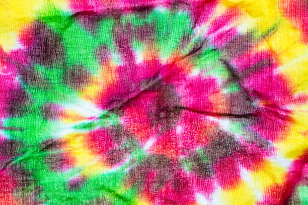 istock Color spiral on cotton fabric 491911808