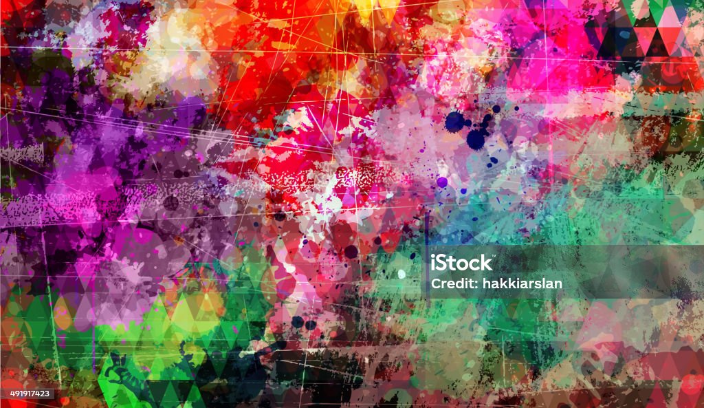 Abstract artistic colorful background Ideal for "art concept" background designs, cover works. High quality image. Backgrounds stock illustration