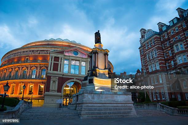 The Royal Albert Hall Opera Theater Landmark In London England Stock Photo - Download Image Now