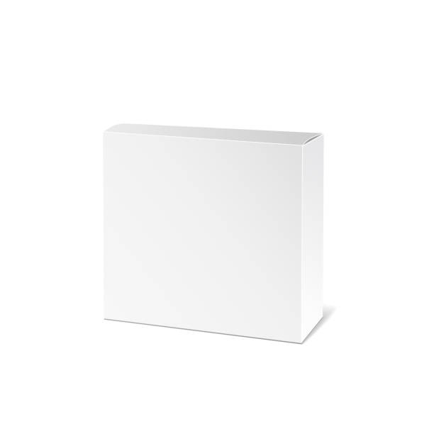 ホワイトのパッケー�ジボックス - box white blank computer software点のイラスト素材／クリップアート素材／マンガ素材／アイコン素材
