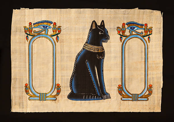istock Papyrus with elements of egyptian ancient history 491922720